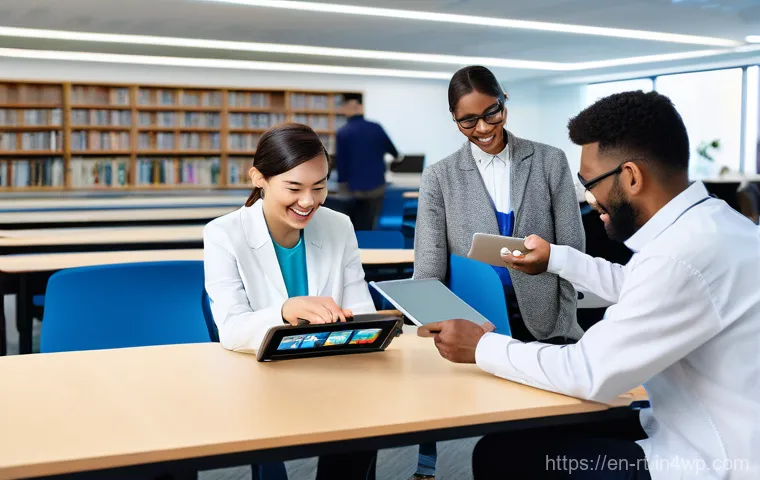 스마트시티 디자인의 효과적인 커뮤니케이션 전략 - **Prompt:** A bustling smart city plaza at twilight, with sleek, eco-friendly public transportation ...
